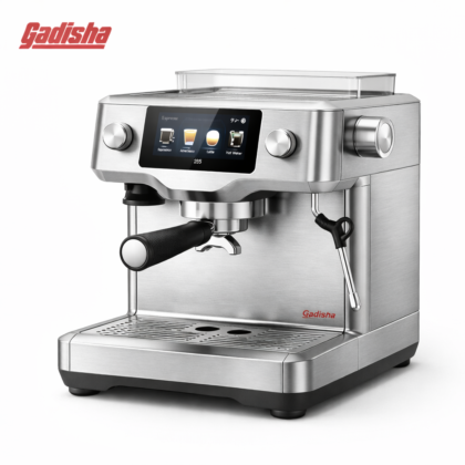 Automatic Espresso Machine with Digital Beverage Selection