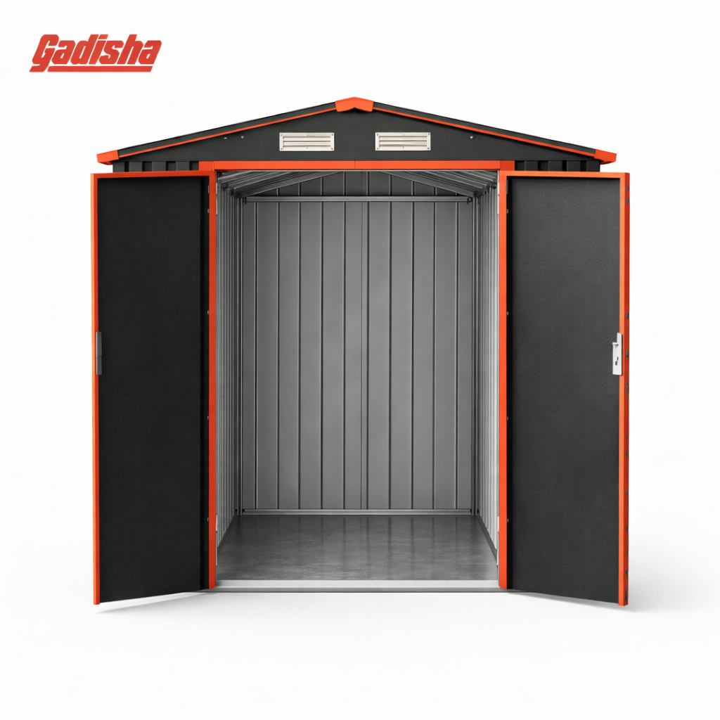 Small Metal Storage Shed (Outdoor Garden Shed) - Image 2