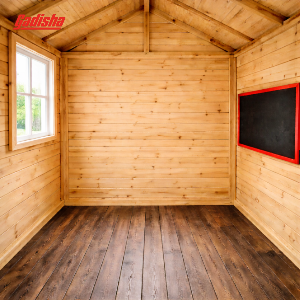 Multi-Feature Elevated Wooden Playhouse - Image 2